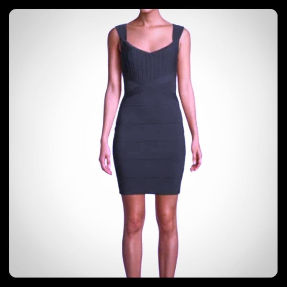GUESS Paneled Bandage Body-Con Dress SIZE 12